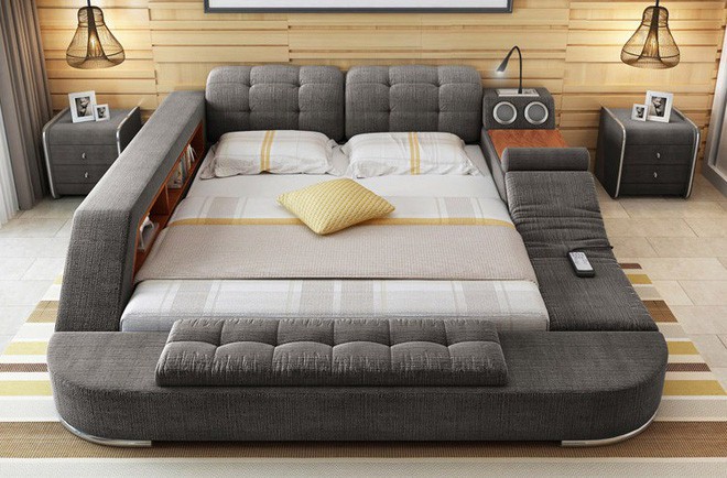 Thiết kế giường đa năng hiện đại