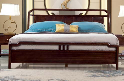 Giường ngủ gỗ tự nhiên kiểu dáng thanh lịch