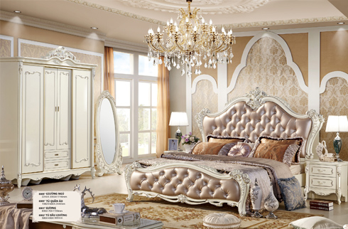 Giường ngủ cổ điển phong cách Pháp