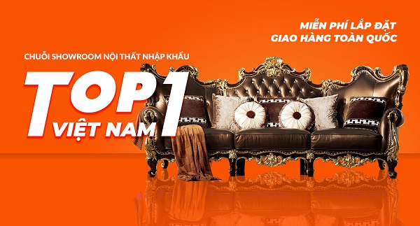 Showroom sofa cao cấp nhập khẩu chính hãng tại HCM