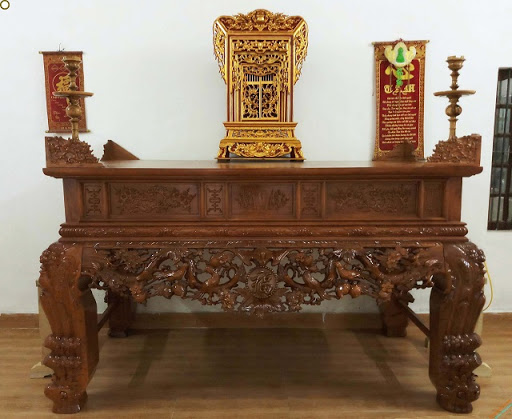 Một số mẫu bàn thờ chuẩn đẹp - chuẩn kích thước Lỗ Ban