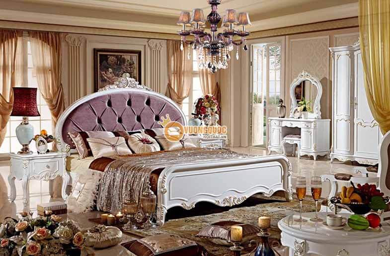 Mẫu phòng ngủ kiểu Pháp hiện đại - tinh tế