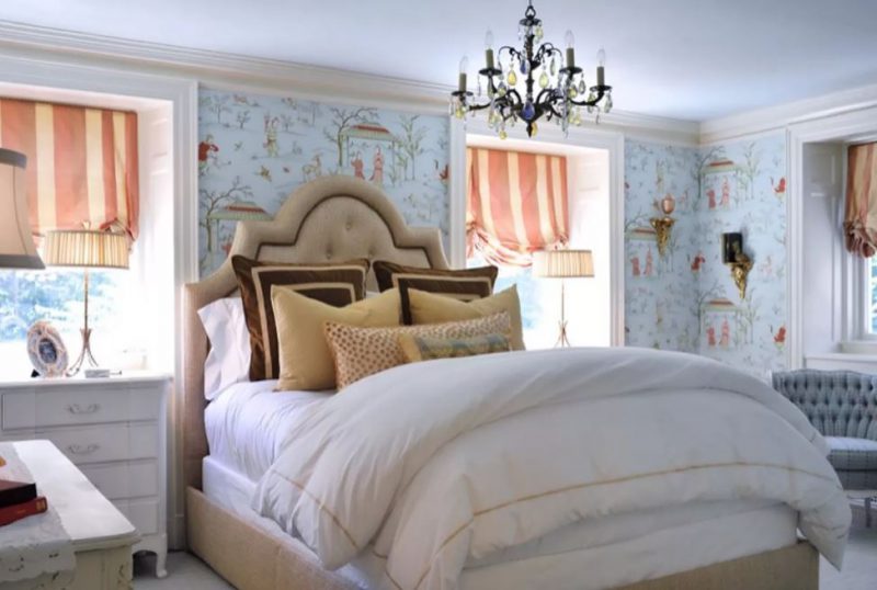 Mẫu phòng ngủ kiểu Pháp phong cách đồng quê