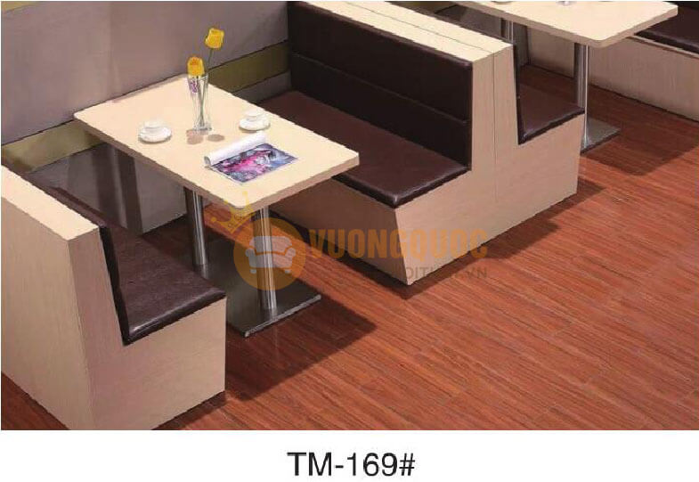 Kích thước tiêu chuẩn của ghế dài quán café