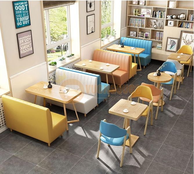 Vì sao cần tìm hiểu kích thước bàn ghế dài quán cafe ?