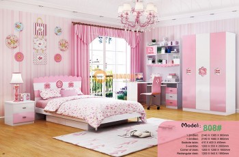 Top 5 mẫu phòng ngủ màu hồng sang trọng dành cho bé gái