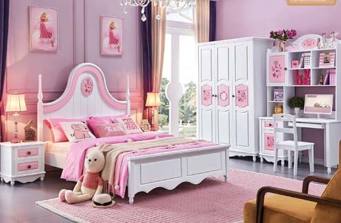 Tạo điểm nhấn cho phòng ngủ màu hồng