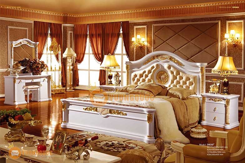Những mẫu bàn trang điểm phòng ngủ đẹp phong cách cổ điển