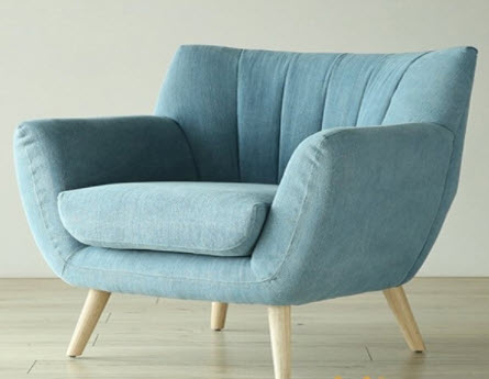 Ghế sofa cho phòng ngủ kiểu dáng đơn giản