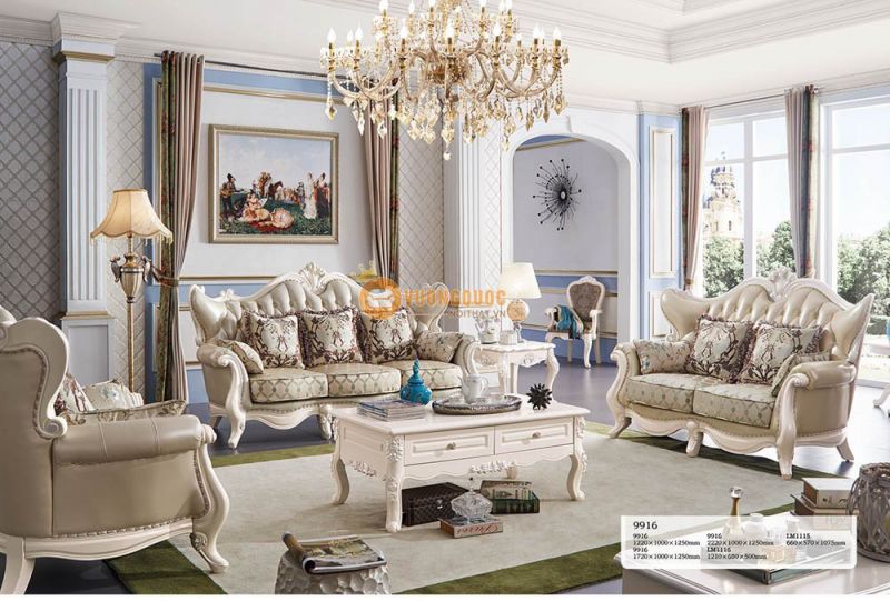 Giá sofa tân cổ điển từ 100 - 120 triệu đồng